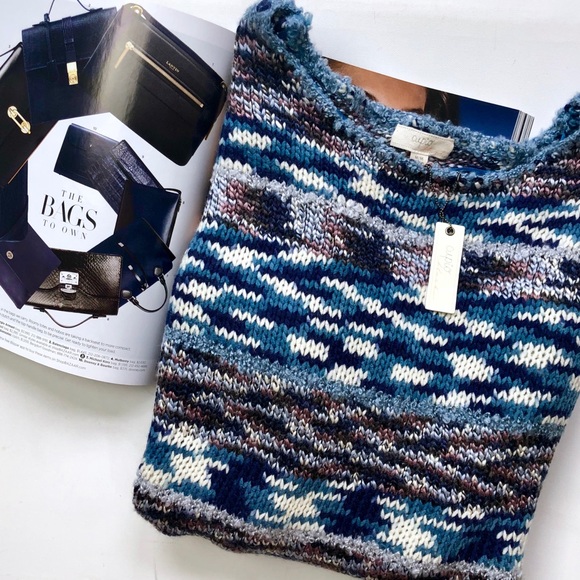 Cupio Sweaters - SALE! 🎉 NWT Cupio Yarn Knit Blue Sweater